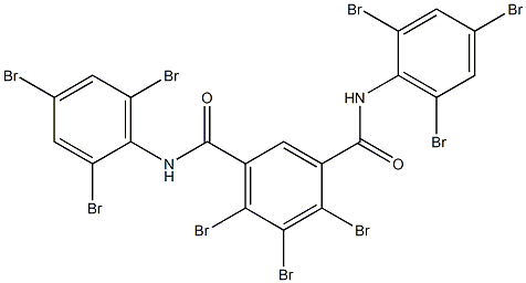 N,N'-Bis(2,4,6-tribromophenyl)-4,5,6-tribromoisophthalamide Struktur