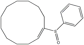 1-(Phenylsulfinyl)cyclododecene Struktur