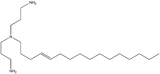 N,N-Bis(3-aminopropyl)-4-hexadecen-1-amine Struktur