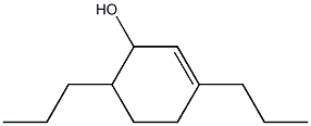 3,6-Dipropyl-2-cyclohexen-1-ol Struktur