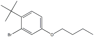 3-Bromo-1-butoxy-4-(1,1-dimethylethyl)benzene Struktur