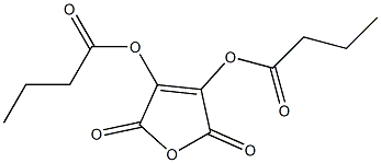 2,3-Di(butyryloxy)maleic anhydride Struktur