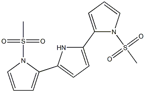 2,5-Bis(1-methylsulfonyl-1H-pyrrol-2-yl)-1H-pyrrole Struktur