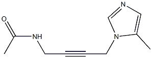 N-[4-(5-Methyl-1H-imidazol-1-yl)-2-butynyl]acetamide Struktur
