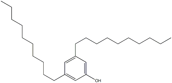 3,5-Didecylphenol Struktur