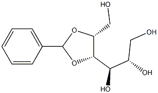 4-O,5-O-Benzylidene-D-glucitol Struktur