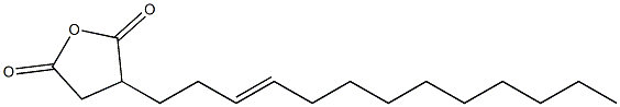 2-(3-Tridecenyl)succinic anhydride Struktur