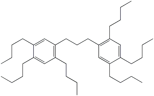 6,6'-(1,3-Propanediyl)bis(1,3,4-tributylbenzene) Struktur