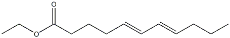 5,7-Undecadienoic acid ethyl ester Struktur