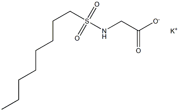 N-Octylsulfonylglycine potassium salt Struktur