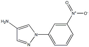 1-(3-Nitrophenyl)-1H-pyrazol-4-amine Struktur