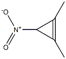 1,2-Dimethyl-3-nitrocyclopropene Struktur