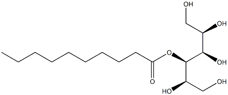 D-Mannitol 4-decanoate Struktur