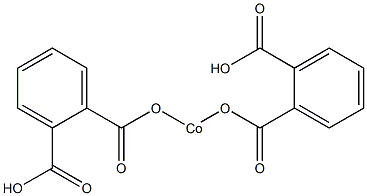 Bis(2-carboxybenzoyloxy)cobalt(II) Struktur