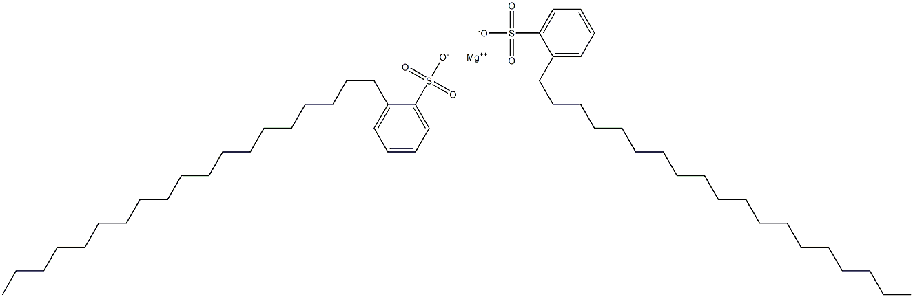 Bis(2-nonadecylbenzenesulfonic acid)magnesium salt Struktur