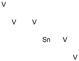 Pentavanadium tin Struktur