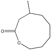 4-Methyloxacyclononan-2-one Struktur