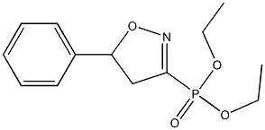 3-(Diethoxyphosphinyl)-5-phenyl-2-isoxazoline Struktur