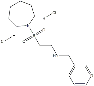 [2-(azepan-1-ylsulfonyl)ethyl](pyridin-3-ylmethyl)amine dihydrochloride Struktur