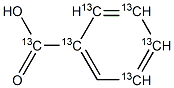 Benzoic-13C6 acid (ring-13C6) 99 atom % 13C Struktur