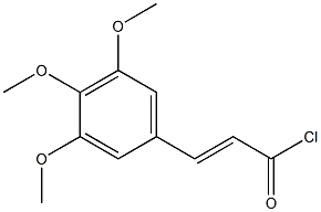 3.4.5-Trimethoxycinnamoyl chloride Struktur