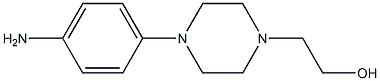 2-[4-(4-Aminophenyl)-1-piperazinyl]-1-ethanol Struktur