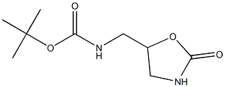 tert-Butyl N-[(2-oxo-1,3-oxazolan-5-yl)methyl]-carbamate Struktur