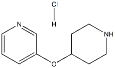 3-(4-Piperidinyloxy)pyridine hydrochloride Struktur