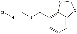 1-(benzo[d][1,3]dioxol-4-yl)-N,N-dimethylmethanamine hydrochloride Struktur