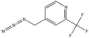 4-(azidomethyl)-2-(trifluoromethyl)pyridine Struktur