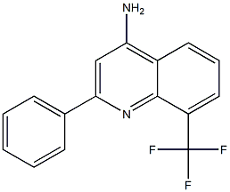 4-Amino-8-trifluoromethyl-2-phenylquinoline Struktur