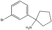 1-(3-Bromophenyl)cyclopentanamine Struktur