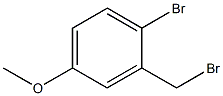 1-Bromo-2-(bromomethyl)-4-methoxybenzene Struktur