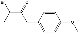 3-Bromo-1-(4-methoxy-phenyl)-butan-2-one Struktur