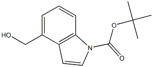 1-Boc-4-Hydroxymethylindole Struktur