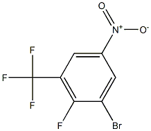 1-bromo-2-fluoro-3-(trifluoromethyl)-5-nitrobenzene Struktur