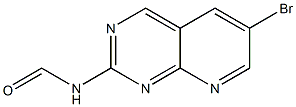 N-(6-bromopyrido[2,3-d]pyrimidin-2-yl)formamide Struktur