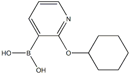 2-(Cyclohexyloxy)pyridine-3-boronic acid Struktur