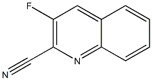 2-Cyano-3-fluoroquinoline Struktur