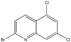 2-bromo-5,7-dichloroquinoline Struktur