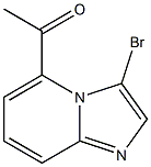 1-(3-bromoimidazo[1,2-a]pyridin-5-yl)ethanone Struktur