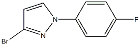 3-bromo-1-(4-fluorophenyl)-1H-pyrazole Struktur