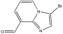 3-bromoimidazo[1,2-a]pyridine-8-carbaldehyde Struktur