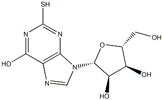 2-Mercaptoinosine Struktur