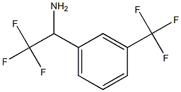 2,2,2-trifluoro-1-[3-(trifluoromethyl)phenyl]ethanamine Struktur