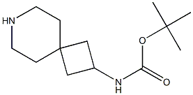 tert-butyl 7-azaspiro[3.5]non-2-ylcarbamate Struktur