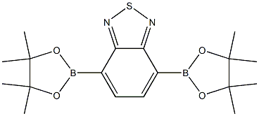 4,7-bis(4,4,5,5-tetramethyl-1,3,2-dioxaborolan-2-yl)benzo[c][1,2,5]thiadiazole Struktur