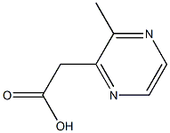 (3-Methylpyrazin-2-yl)-acetic acid Struktur