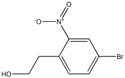 2-(4-BroMo-2-nitro-phenyl)-ethanol Struktur