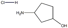 3-AMinocyclopentanol hydrochloride Struktur